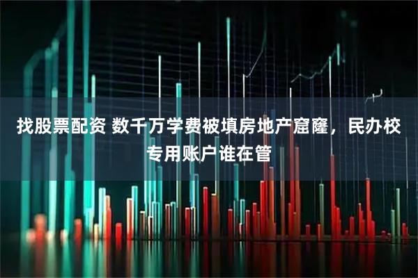找股票配资 数千万学费被填房地产窟窿，民办校专用账户谁在管